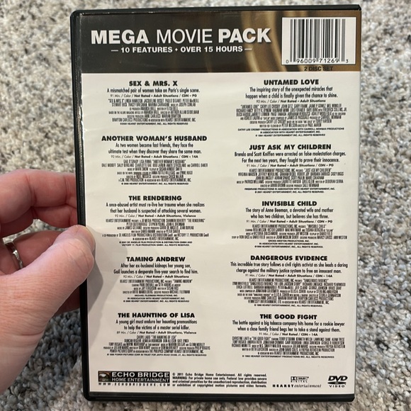 Lifetime 10 movie pack DVD set collection - Picture 2 of 4